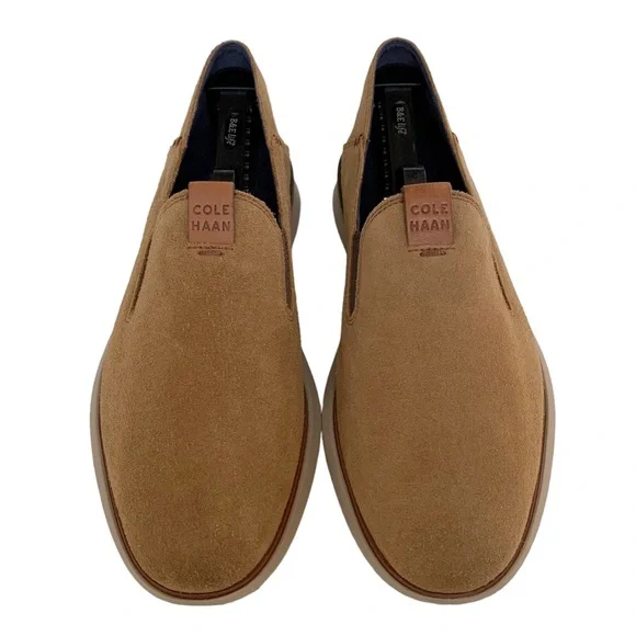 Cole Haan Grand.OS Suede Loafer - Picture 2 of 14